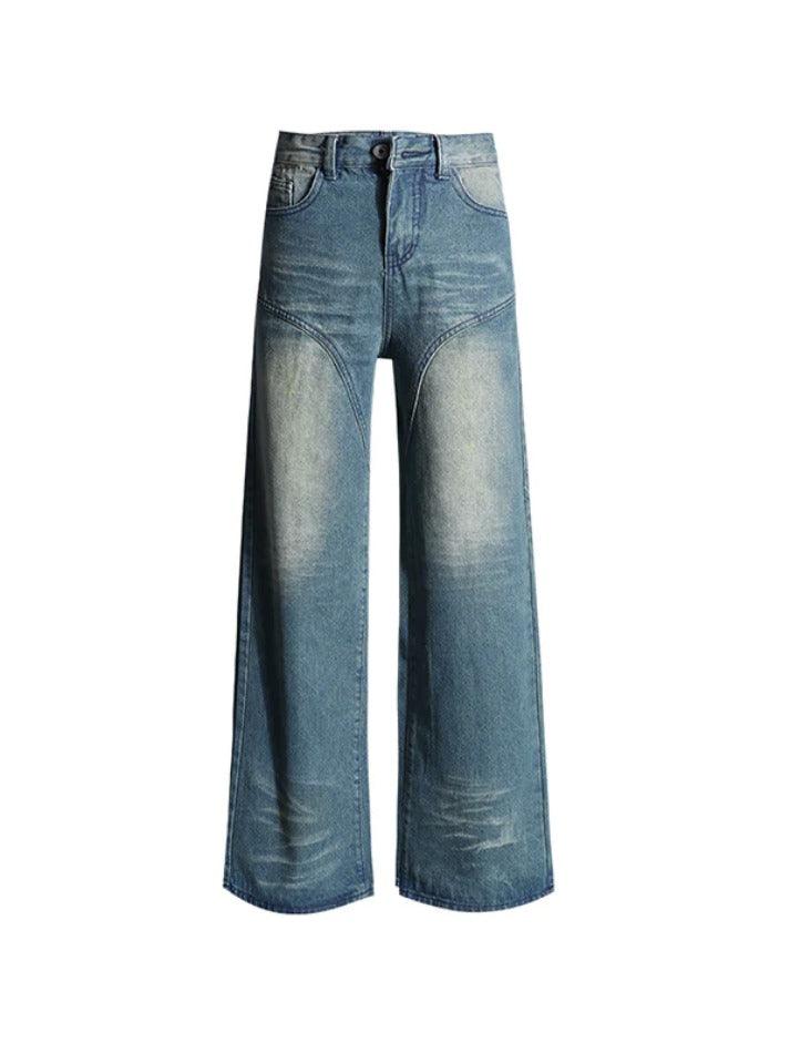 Ddbos - Vintage Washed Splice Boyfriend Jeans