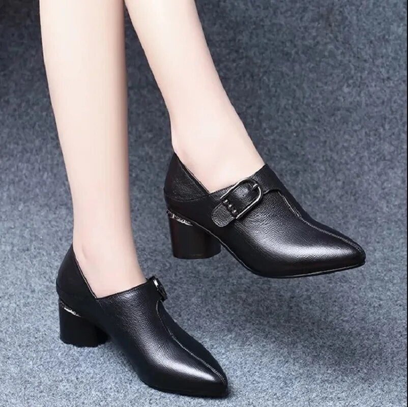 Ddbos Botas Femininas Women Cute Sweet High Quality Square Heel Short Ankle Boots Lady Casual Street Winter Heel Shoes A790B