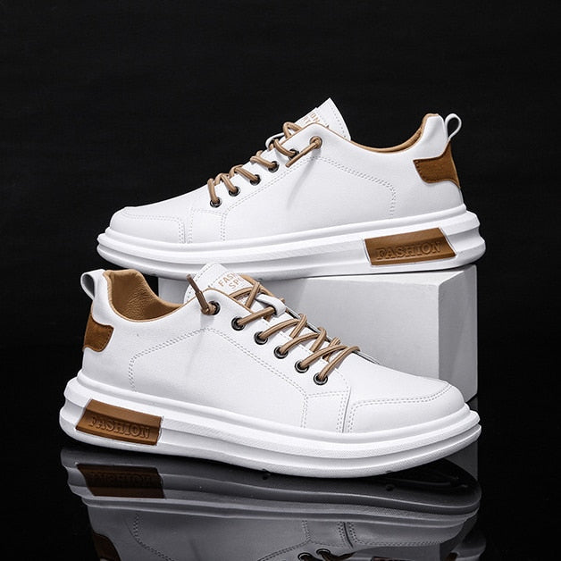 Men Leather Shoes Light Non-slip Wear-resistant Sneakers Men Flat Business Casual Loafers New Shoes for Men