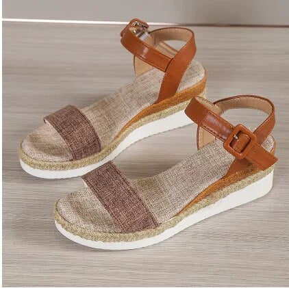 Ddbos Shoes for Women High Quality Bohemian Women's Sandals Summer Platform Light Casual Sandals Women Wedge Shoes Ladies Zapatos