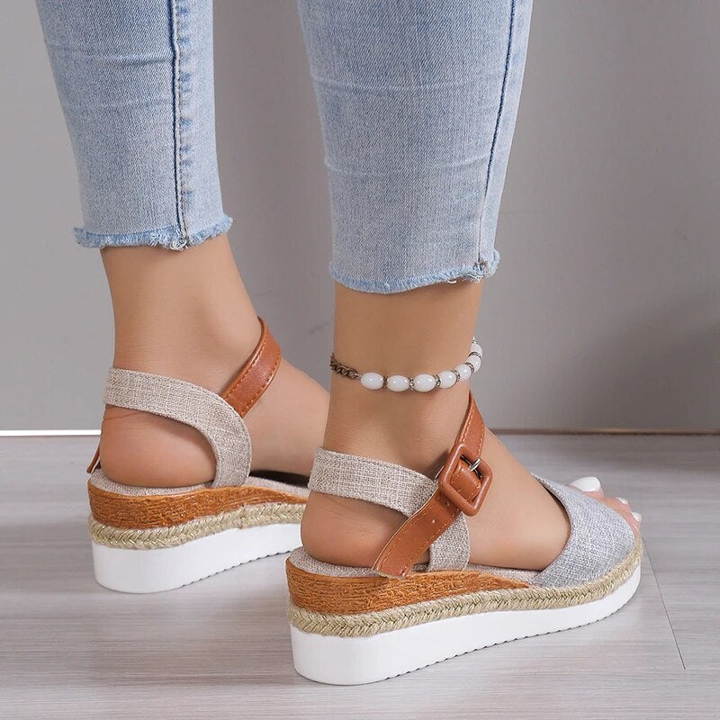 Ddbos Shoes for Women High Quality Bohemian Women's Sandals Summer Platform Light Casual Sandals Women Wedge Shoes Ladies Zapatos