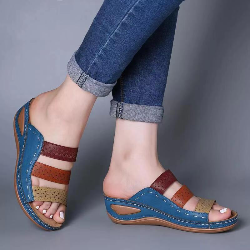 Ddbos Women Sandals Fashion Wedges Shoes For Women Slippers Summer Shoes With Heels Sandals Flip Flops Women Beach Casual Shoes