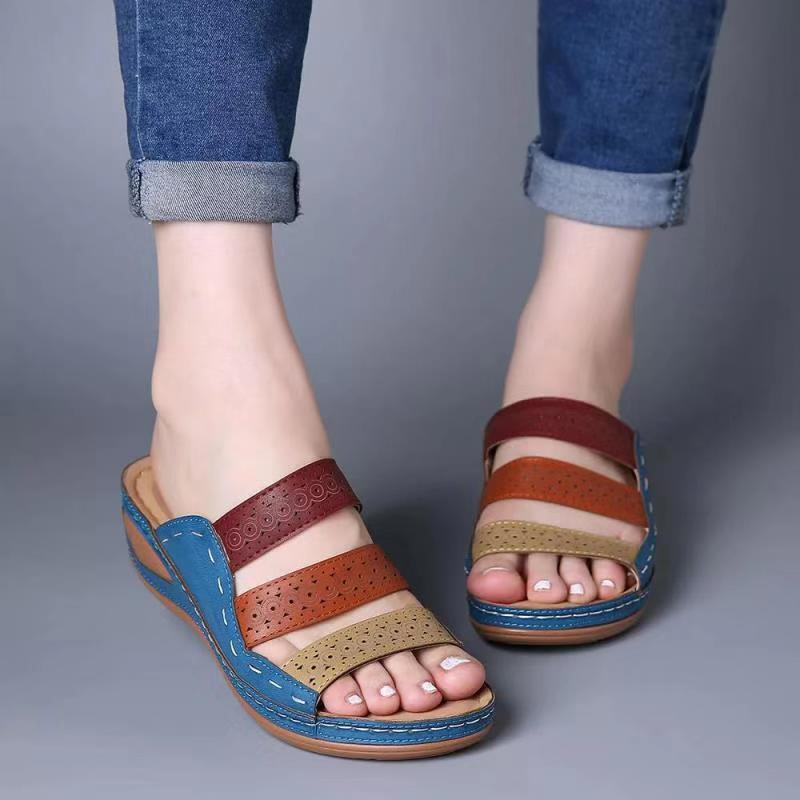 Ddbos Women Sandals Fashion Wedges Shoes For Women Slippers Summer Shoes With Heels Sandals Flip Flops Women Beach Casual Shoes