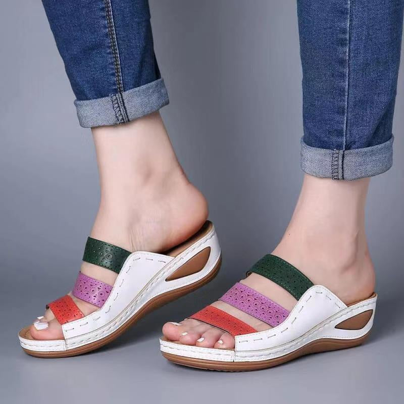 Ddbos Women Sandals Fashion Wedges Shoes For Women Slippers Summer Shoes With Heels Sandals Flip Flops Women Beach Casual Shoes