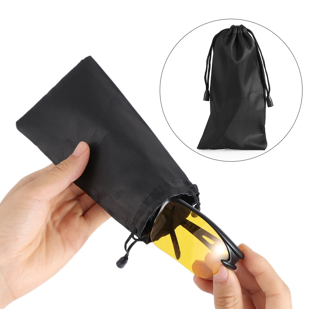 Ddbos 5/10/pcs Soft Cloth Waterproof Sunglasses Bag Microfiber Dust Storage Pouch Glasses Carry Bag Portable Eyewear Case Container