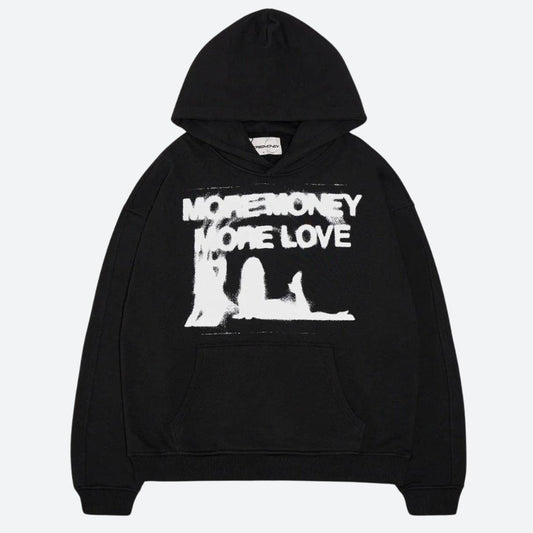 Ddbos - More Money More Love Hoodie - chill guy 90s fashion mens fashion