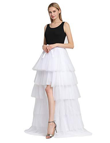 guys in skirts Mesh Fluffy Skirt Elastic Waist Detachable Watch Performance Wedding Vacation Travel Shooting Dancing Front Short Back Dress