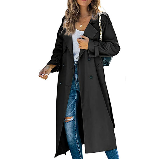 outfit Women's Winter and Autumn Trench Coat Coat Women's