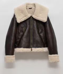 cold birthday outfit Autumn and Winter Street Double-Sided Fur Integrated Thickened Solid Color Lapel Jacket Coat for Women