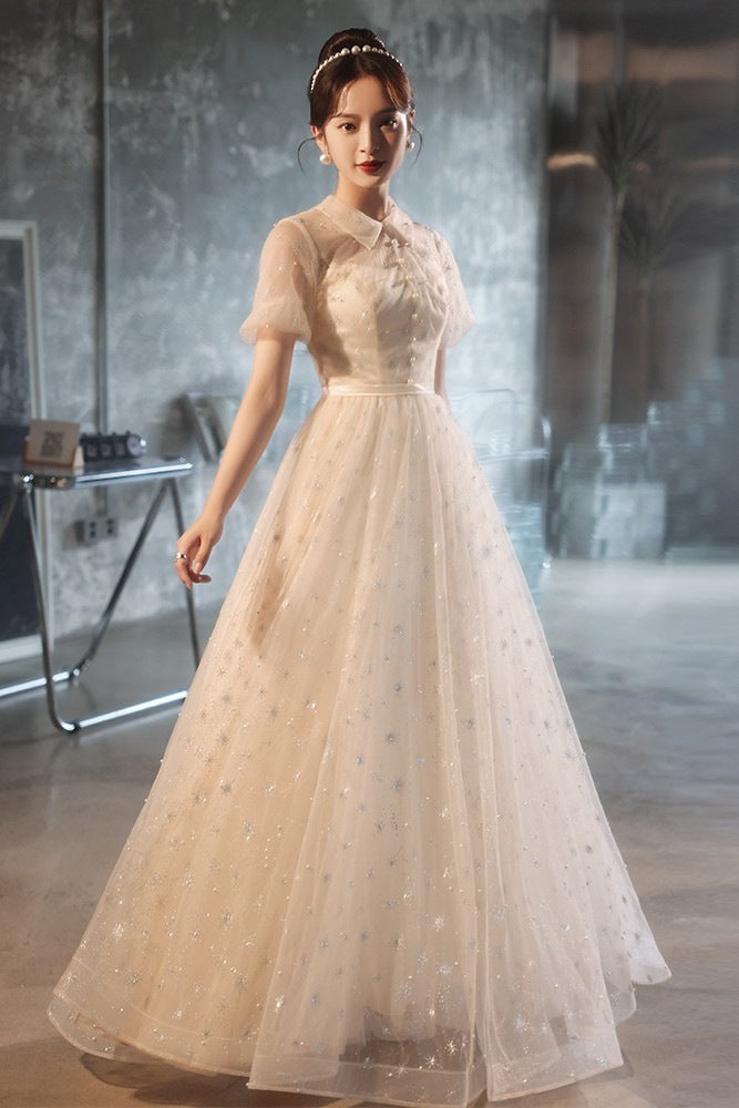 princess costume ideas Champagne Bridesmaid Dress Can Be Worn at Ordinary Times Student Graduation Season Host Dress