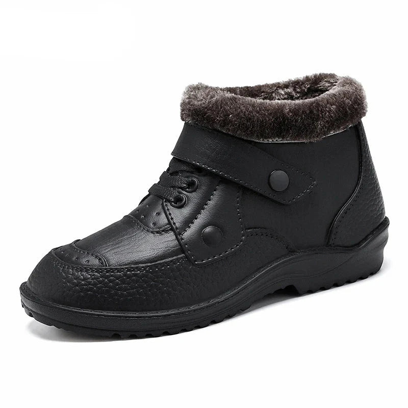 New Winter Men's Boots EVA Warm Plush Ankle Snow Boots Outdoor Lightweight High-top Men's Casual Shoes Big Size 41-49