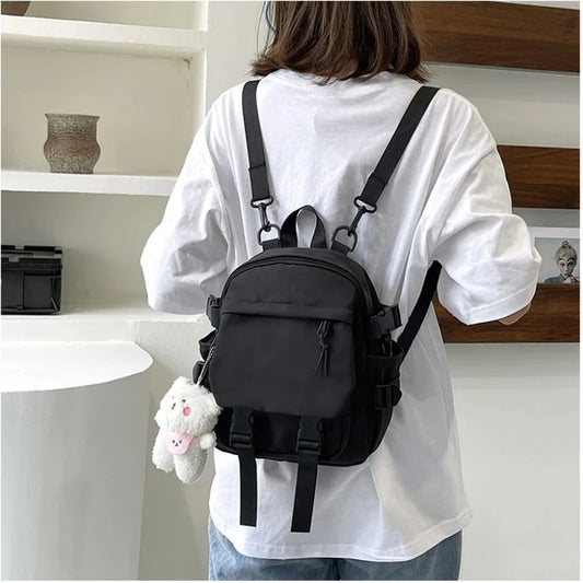 BACK TO SCHOOL Fashion Men Laptop Rucksack Black Travel Backpack Mochila High School Large Bookbag for Boys Schoolbag For Girls Lovers Bagpack