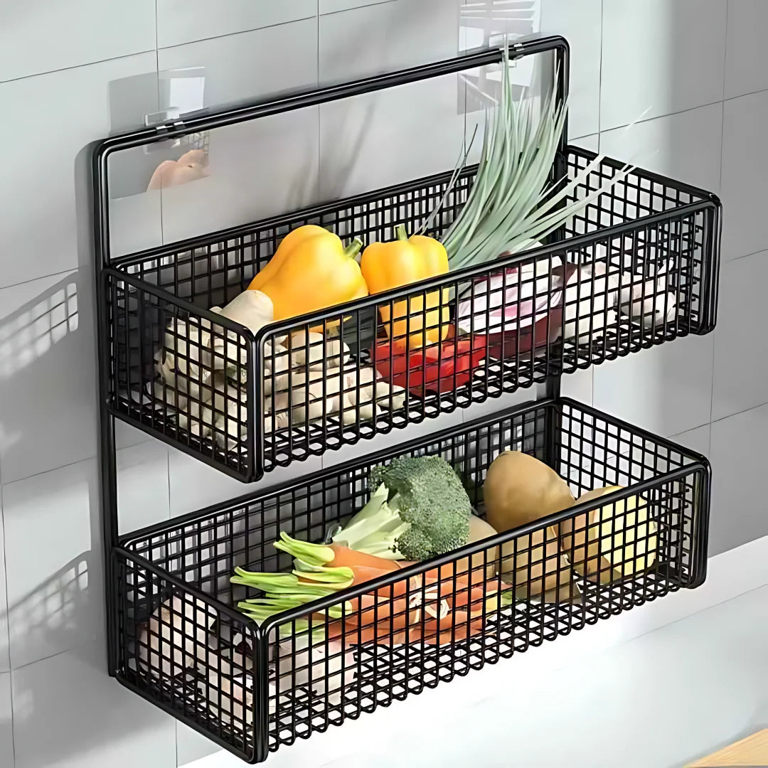 Ddbos Bathroom Storage Multifunctional Toiletries Metal Storage Non-perforated Storage Rack Bathroom Accessories Kitchen Storage