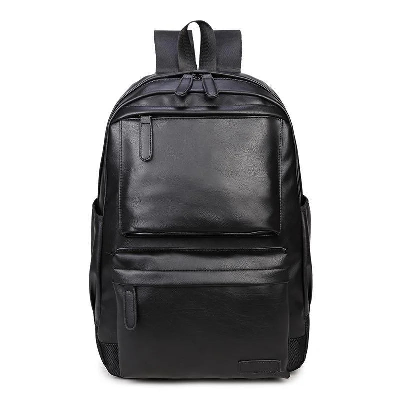 Ddbos BACK TO SCHOOL Korean Version Backpack Men's and Women Leather Travel Backpack Academic Style College Student Backpack Fashion Trend Laptop Bag