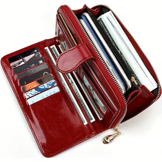 Women Wallet Leather Clutch Brand Coin Purse Female Wallet Card Holder Long Lady Clutch Carteira Feminina