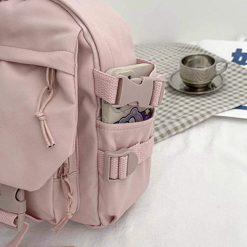 Ddbos BACK TO SCHOOL Fashion Kawaii Mini Backpack Women Shoulder Bag for Teenage Girls Multi-Function Small Bagpack Ladies Travle School Backpacks