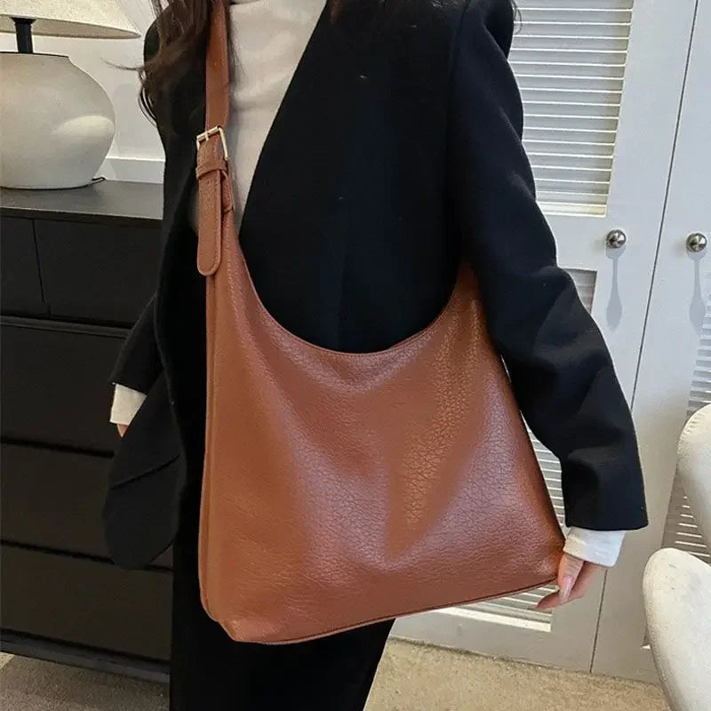 Ddbos Fashion Leather Tote Bag for Women Trend Female Simple Large High Capacity Shoulder Bag Women Handbags Messenger Bags