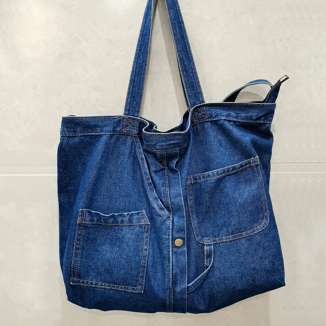 Ddbos BACK TO SCHOOL Denim Shoulder Bags for Women Casual Jeans Bags Designer Tote Crosbody Luxury Handbags Denim Shopping Bag Bolsos Para Mujer