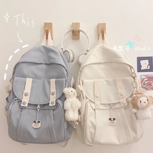 BACK TO SCHOOL Girl Cute Backpack Student School Bag Teenage Girls Student Book Bag Casual Travel Bag Women Rucksack Daypack Student Bookbag