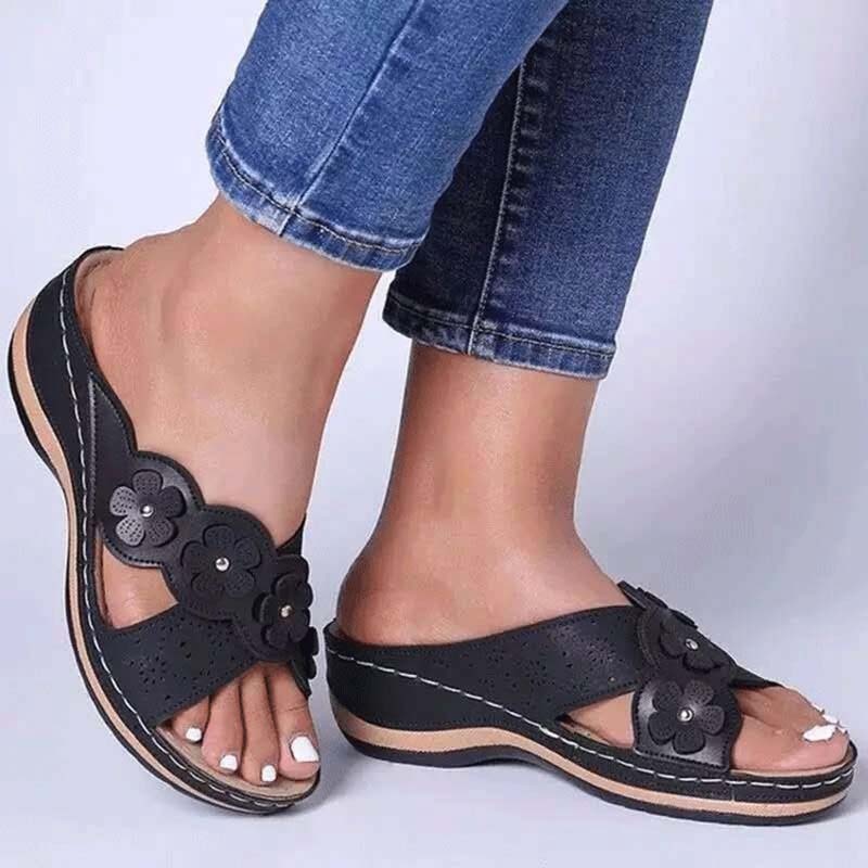 Sadals Women Fashion Platform Shoes For Women Open Toe Beach Sandals Woman Party Shoes Woman Slip On Sandals Ladies Slippers