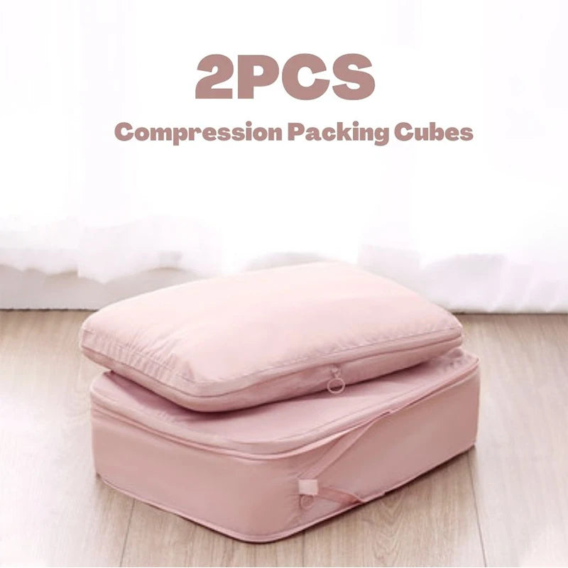 Ddbos Travel Compression Packing Cube Bag Portable Luggage Clothing Storage Bag Waterproof Luggage Storage Box Drawer Bag