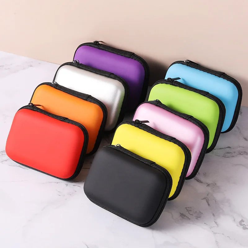 Ddbos Sundries Travel Storage Bag Charging Case for Earphone Package Zipper Bag Portable Travel Cable Organizer Electronics Storage