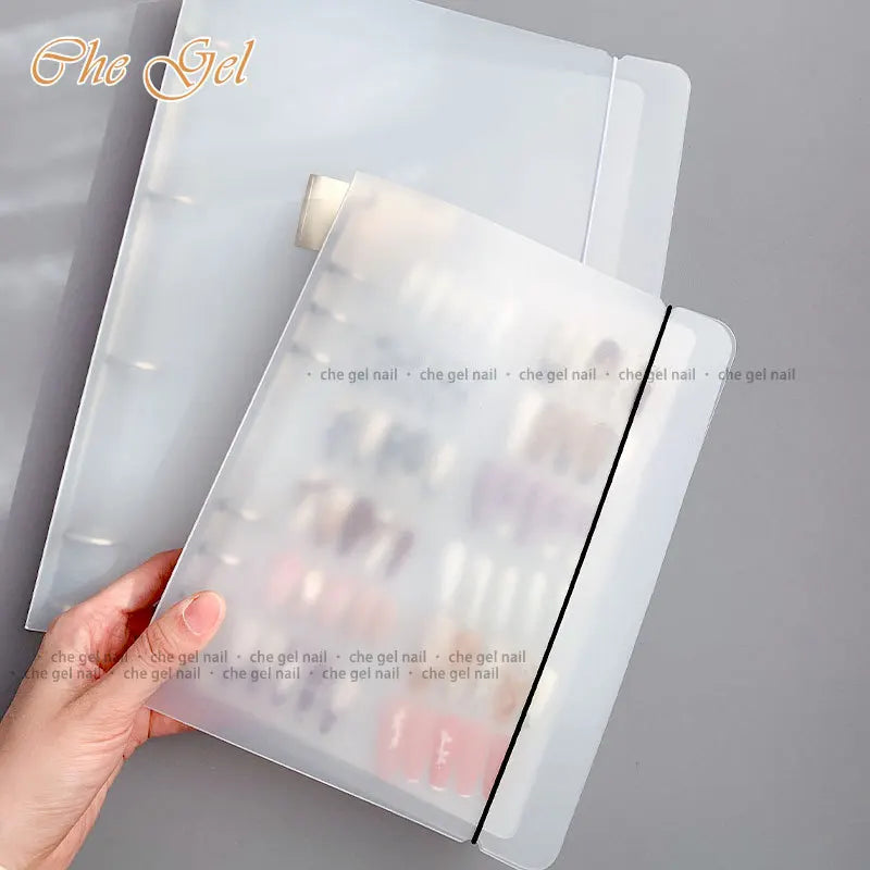 New Nail Art Piece Storage Book Large Capacity Exhibition Photo Album Card Clip display Board DIY Simple Album Storage Book