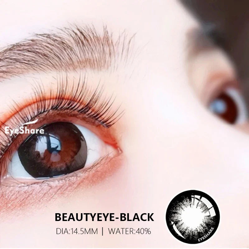 1 Pair New Colored Contact Lenses for Eyes Korean Lens Natural Big Eye Lenses Brown Lenses Blue Eye Contacts Red Lenses
