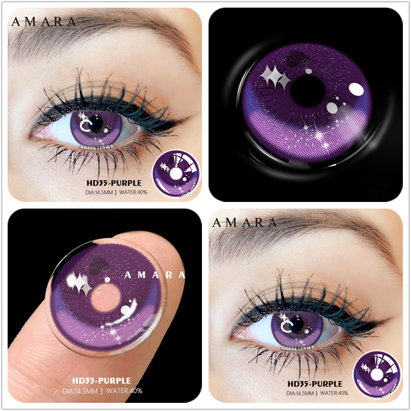 Color Contact Lenses For Eyes 2pcs Anime Cosplay Colored Lenses Blue Crazy Halloween Lenses Contact Lens Beauty Makeup