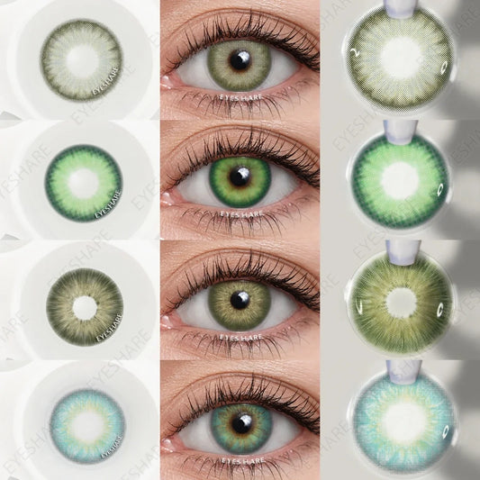 Ddbos 1 Pair Colored Contact Lenses Natural Eye Lenses Green Eye  Blue Lenses Yearly Beauty Cosmetic Brown Contacts Eye