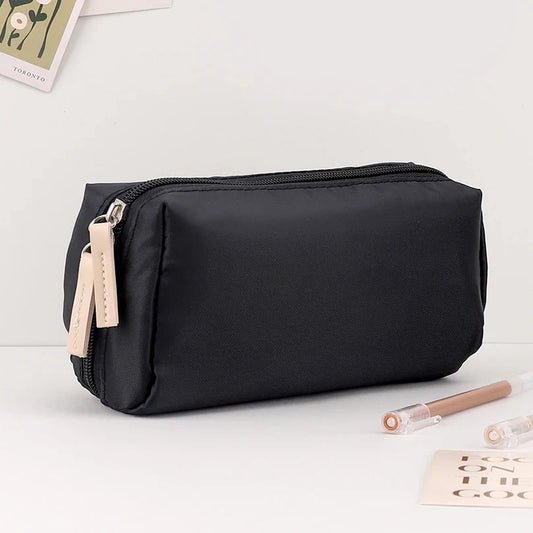 BACK TO SCHOOL Large Capacity Pencil Case Estuches Escolares Pencilcase Back To School Stationery Soft Trousse School Supplies Pencil Pouch