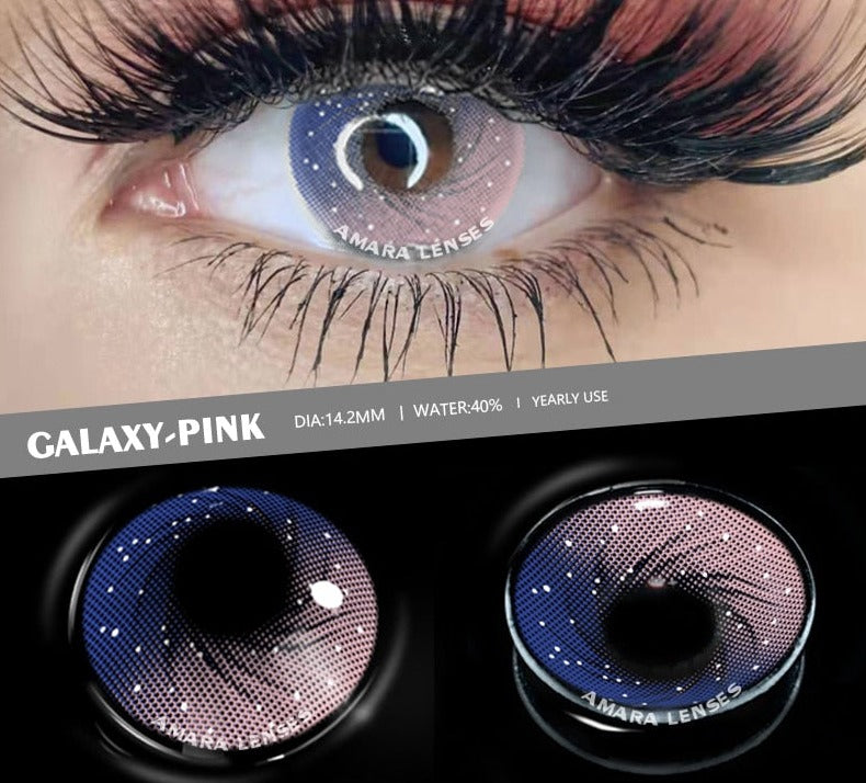 Natural Color Lens Eyes 2pcs Color Contact Lenses for Eye Beauty Contact Lenses Eye Yearly Cosmetic Color Circle Lenses