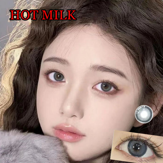 Ddbos Coslens Dolly 14.50mm Eyewear Glasses Women Men Soft Contacts Lenses  линзы для глаз цветные Hot Milk