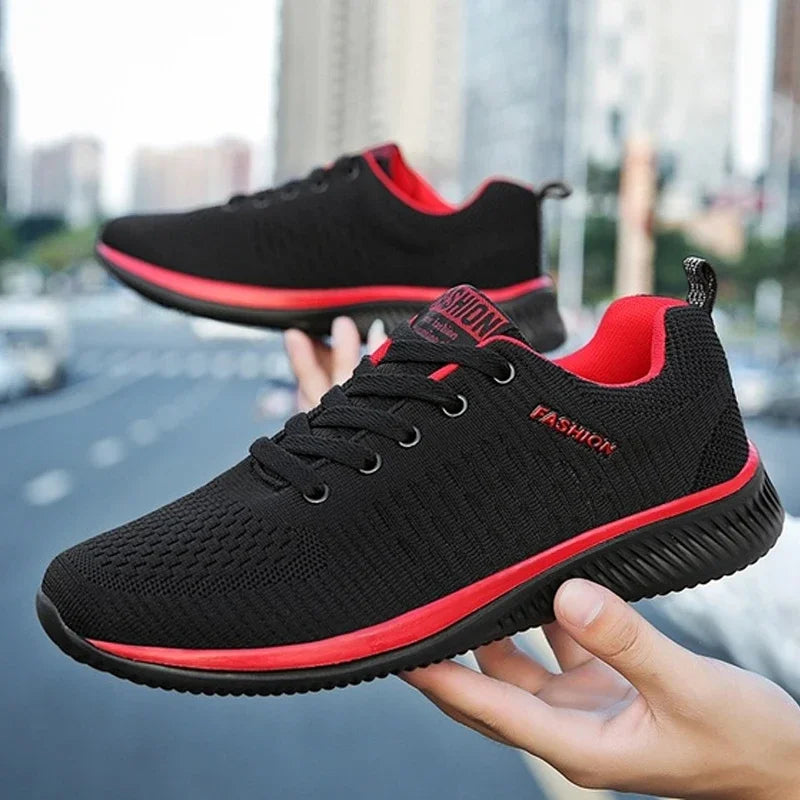 Ddbos Men Running Walking Knit Shoes Fashion Casual Sneakers Breathable Sport Athletic Gym Lightweight Men Sneakers Casual Shoes