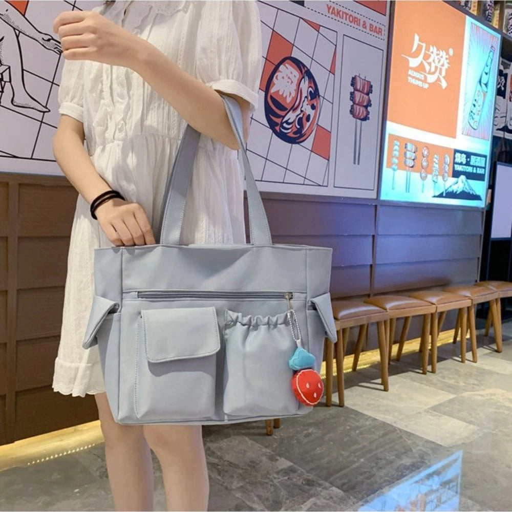 Ddbos BACK TO SCHOOL Bag Women Messenger Bag Preppy Student Book Bag Nylon Shoulder Bag Commuter Handbag Women