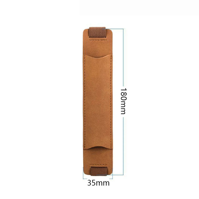 Ddbos BACK TO SCHOOL PU Leather Pencil Holder Bag Vintage Single Pen Case Universal Pen Storage Pen Sleeve Protectors Office School Stationery Gifts