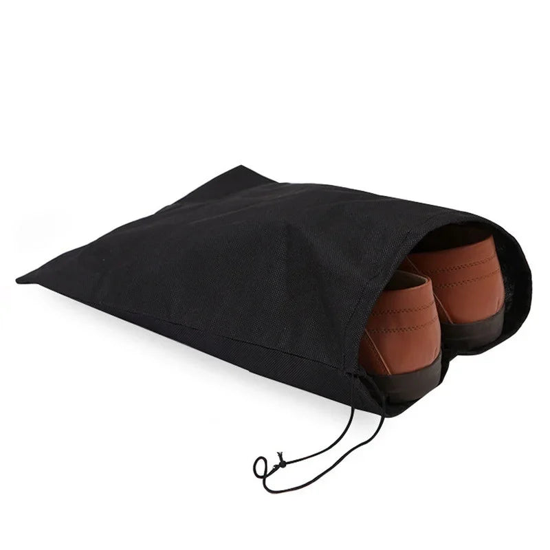 Ddbos Non-woven Shoe Travel Pouch Portable Tote Drawstring Storage Bag Organizer Travel Accessories Pouch Drawstring Bag tall