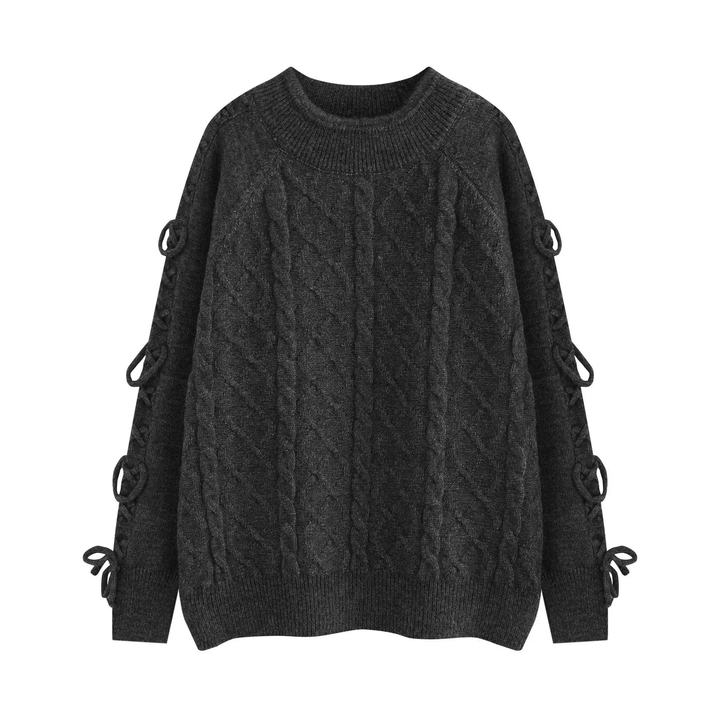 Ddbos Harajuku Japanese Retro Sweater Round Neck Men Pullover Knitwear Tops Autumn Winter New in Casual Loose Women Clothes Y2k Korean