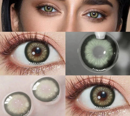 Natural Colored Contact Lenses For Eyes Blue Colored Contact Lens For Eyes Yearly Beautiful Makeup Contact Lenses