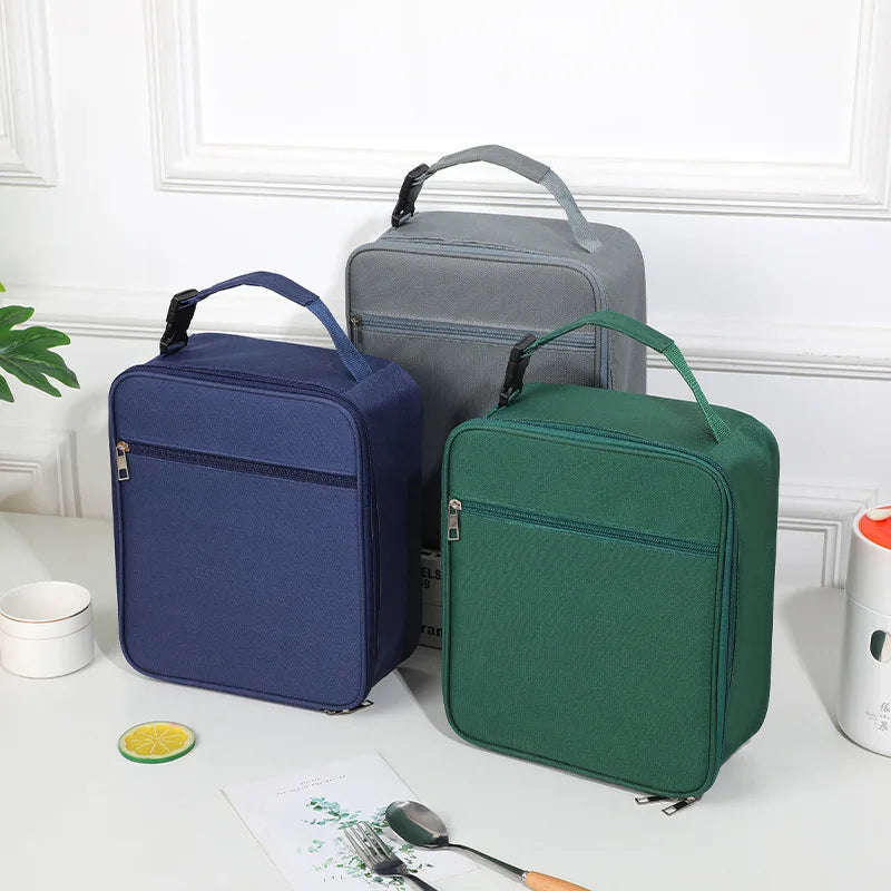 Ddbos Lunch Bag Tote Portable Insulated Box Canvas Thermal Cold Food Container School Picnic Men Women Kids Travel Lunchbox Keep Warm