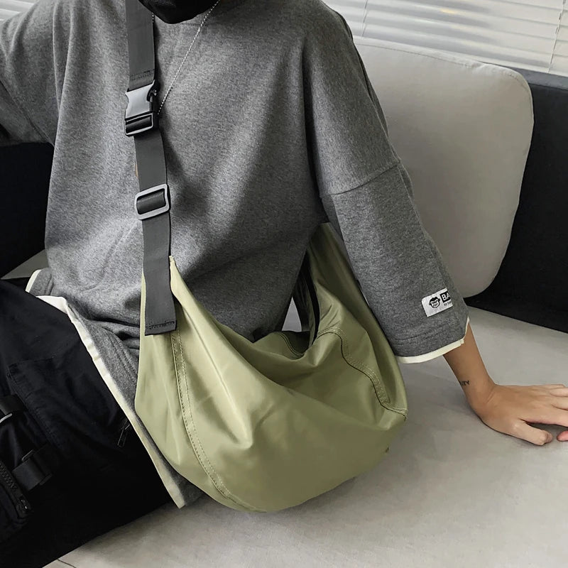 Ddbos BACK TO SCHOOL Men's and Women's Shoulder Bag Leisure Student Bag High Quality Oxford Women's Messenger Bag Waterproof Outdoor Fitness Bag