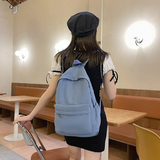 Ddbos Fashion Backpack Canvas Women Backpack Anti-theft Shoulder Bag New School Bag For Teenager Girls School Backapck Female