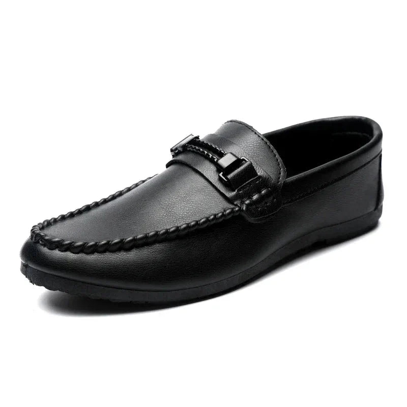 Ddbos New Shoes for Men Casual Leather Shoes Slip-On Comfortable Driving Shoes Loafers Men Zapatos Para Hombre