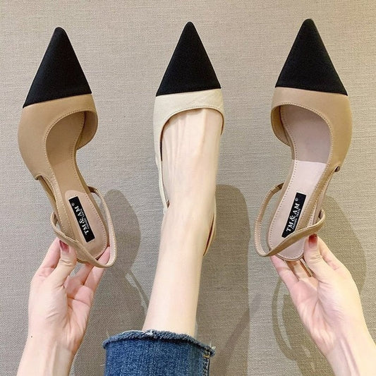 High Heel Sandals Women New Women's Shoes Pointed Toe Sandals Women's Stiletto Fashion Shoes Sandals