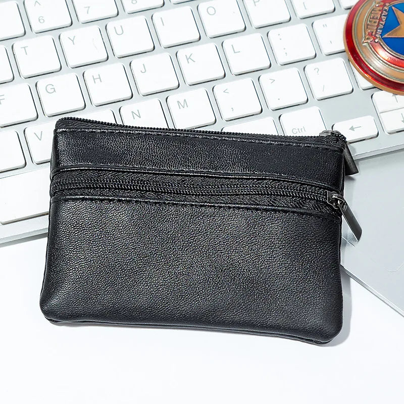 Ddbos Women Men Coin Purse Men Small Bag Wallet Change Purses Zipper Money Bags Children Mini Wallets Leather Key Holder carteira