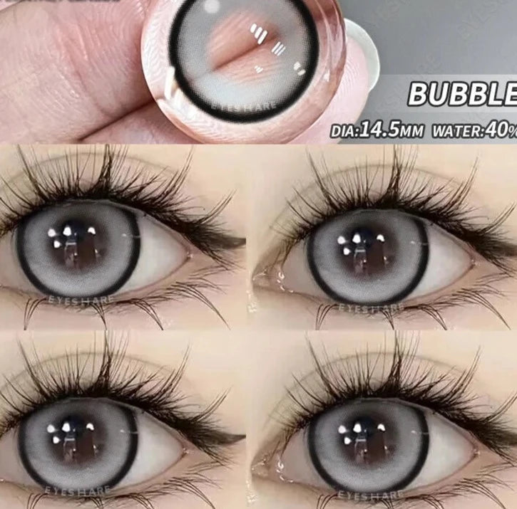 Eye Contacts Lense Color Contact Lenses for Eyes Natural Gray Contact Lens Yearly Fashion Beauty Makeup EyeLenses