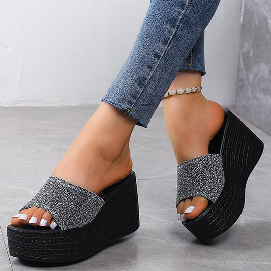 Shoes Women Sandals Soft Bottom Wedge Heels Sandals Summer Shoes For Women Platform Sandals Wedges Zapatos Mujer Summer Footwear