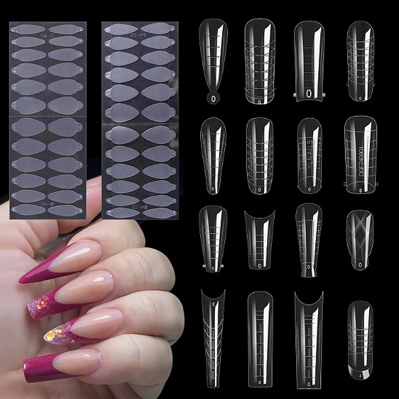 Ddbos 24pcs Manicure Paper Matte Paperless Tray Auxiliary Support Phototherapy Nail Polish Extended Fingernail Manicure Special Tool