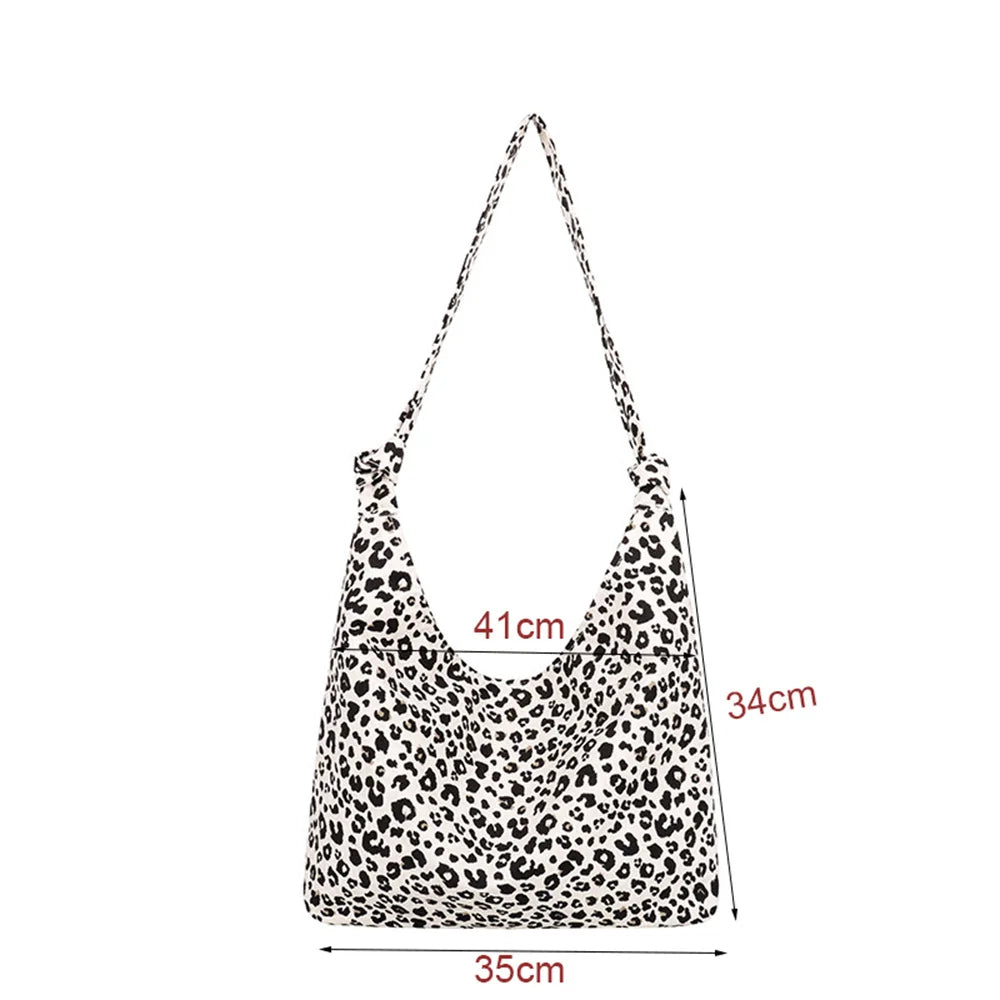 Ddbos Female Bags Totes Luxury Designer Handbags For Women Shopping Canvas Ladies Fashion Casual Leopard Shoulder Shopper Women'S Bag