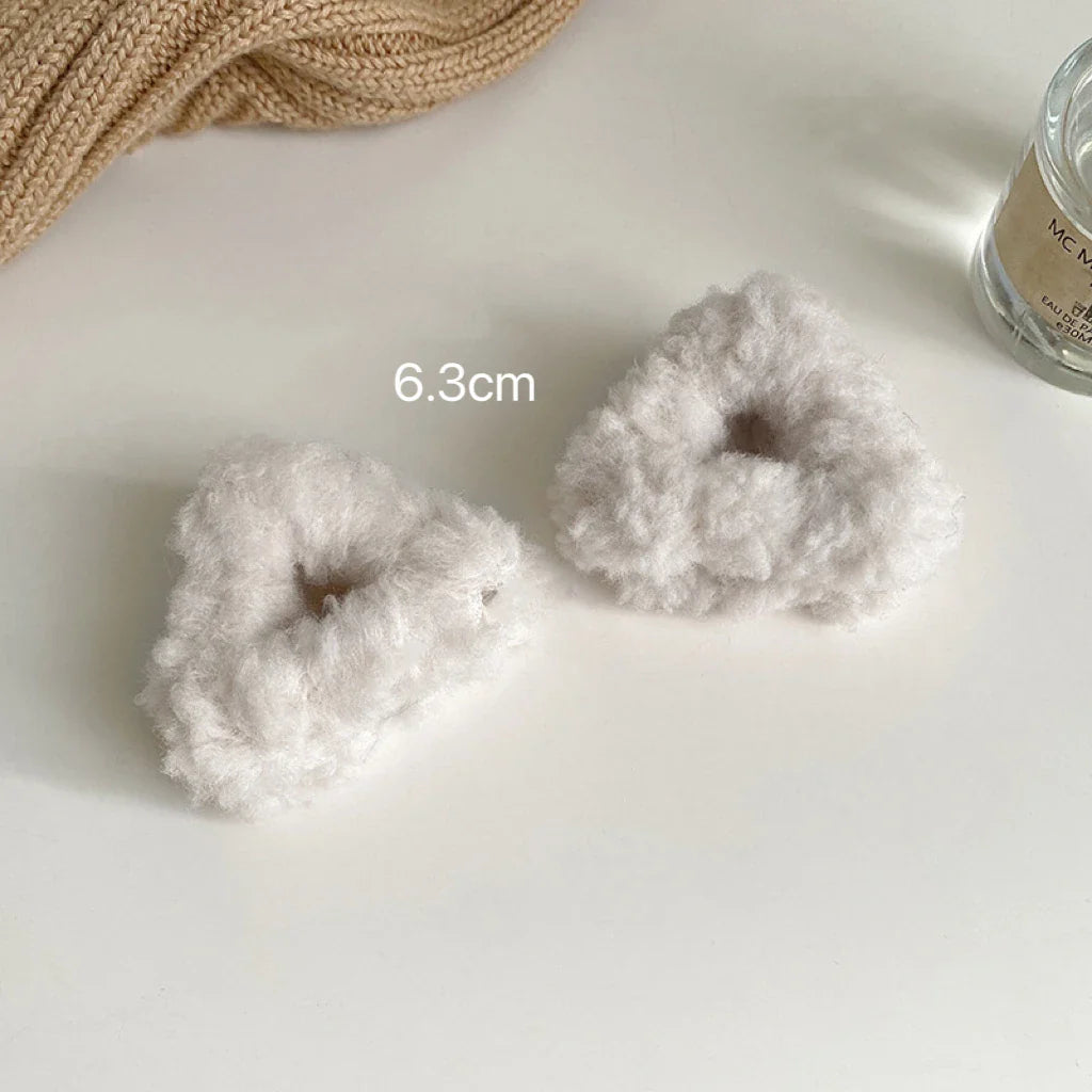 Ddbos Plush Cat Ears Hair Clips For Women Girls Lamb Cashmere Hairpin Forehead Bangs Clip Fluffy Children New Winter Hair Accessories